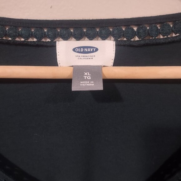 Women's Emerald Tee w/Lace Detailing Size XL - 3FOR$25 - - Picture 3 of 5